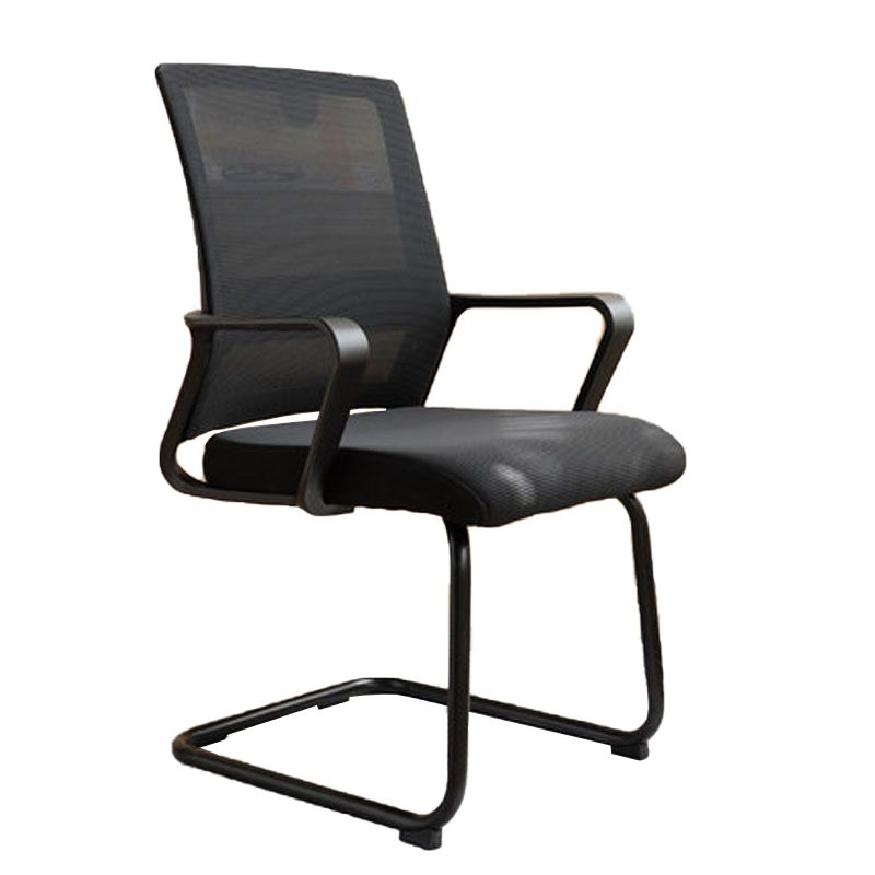 Modern Style Fixed Arms Office Chair No Distressing Ergonomic Chair