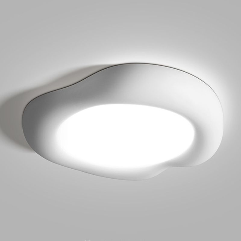 1 - Light Iron LED Flush Mount Minimalist Nordic Ceiling Flush in 4 Colors