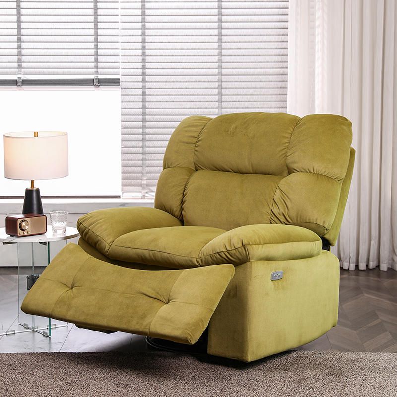 Solid Color Standard Recliner Metal Frame Upholstered Recliner Chair