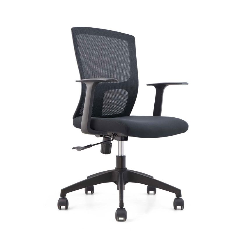 Contemporary Microfiber Chair Task Mid-Back Desk Chair for Office