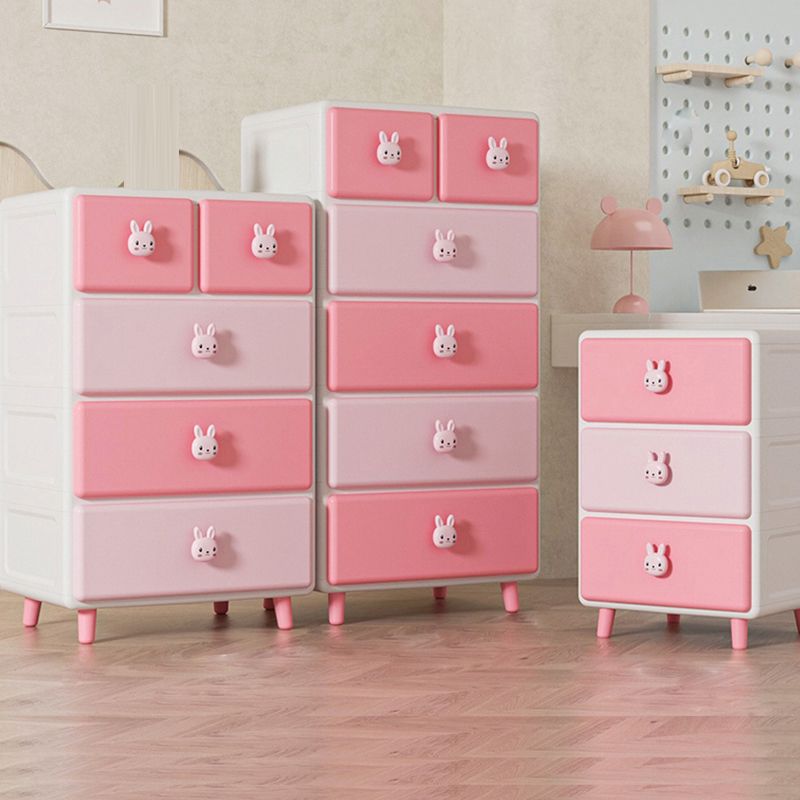 Scandinavian Dresser for Kids Plastic Baby Dresser for Bedroom