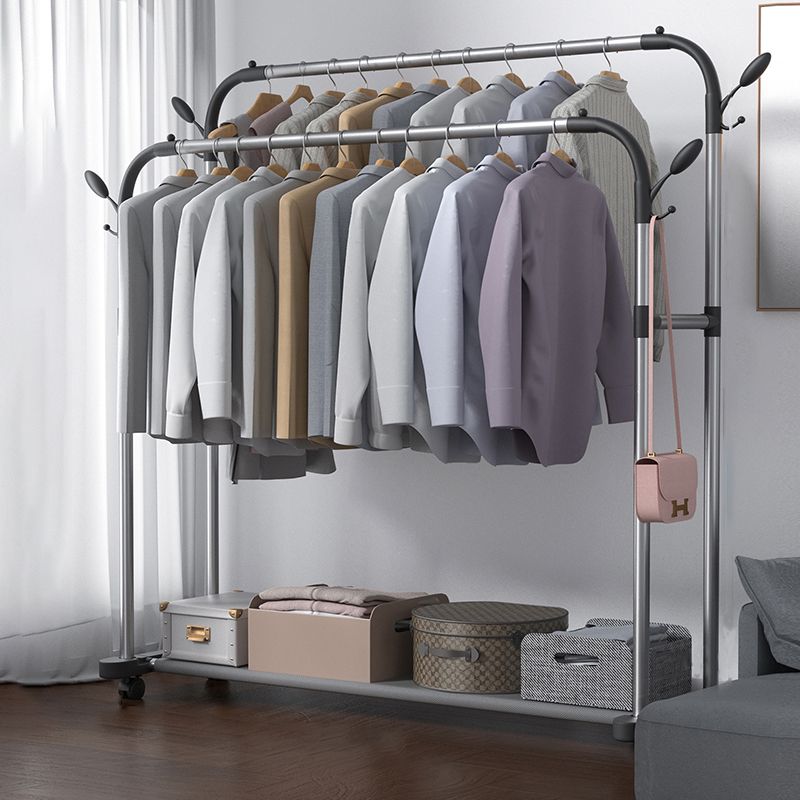 Contemporary Coat Rack Metal No Distressing Hooks Included Free Standing Hall Tree