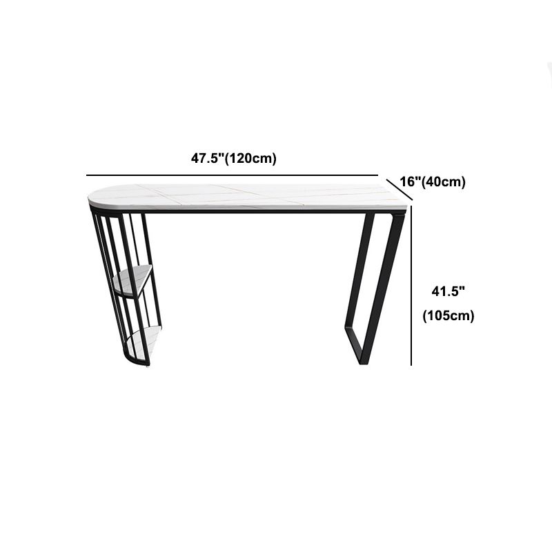 Contemporary Style Dining Bar Counter Table Rectangle Table for Home