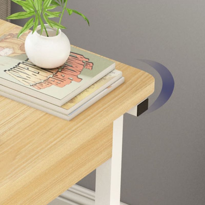 Contemporary Writing Desk Wooden Adjustable Standing Desk for Bedroom