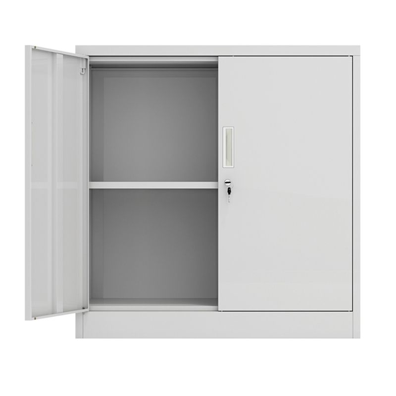 Steel Filing Cabinet Contemporary Silver File Cabinet with Lock and Storage