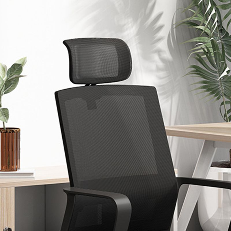 Contemporary Black Office Chair Breathable Air Grid Desk Chair