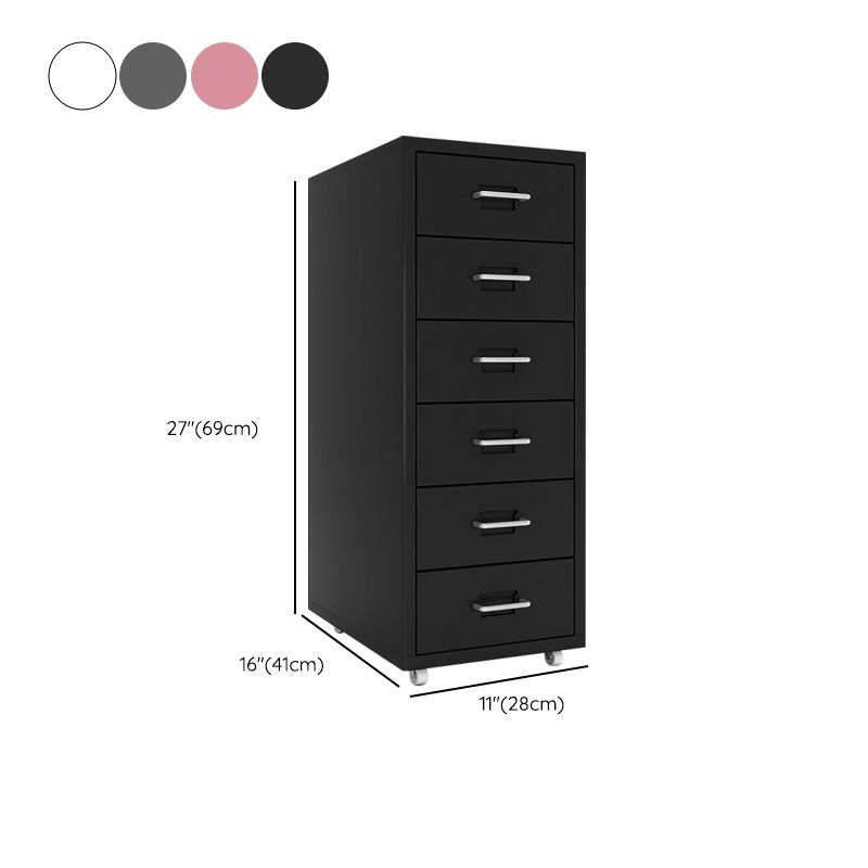 Traditional Steel Cabinet with Drawers and Pedestal Vertical Filing Cabinet