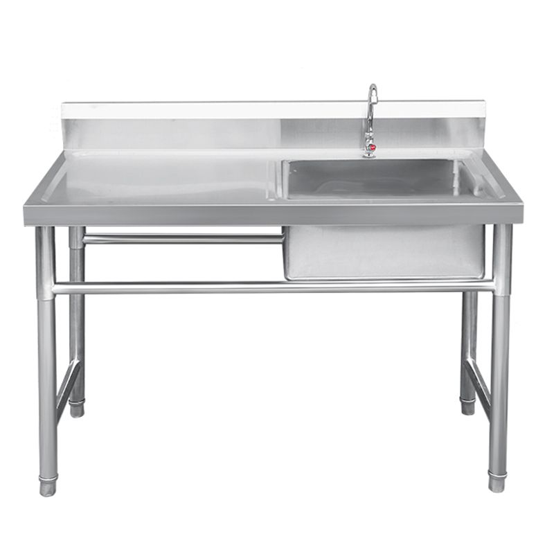 Stainless Steel Sink Undermount Kitchen Sink with Faucet and Base