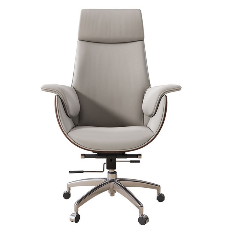 Modern & Contemporary Upholstered Chair Leather Task High Back Chair