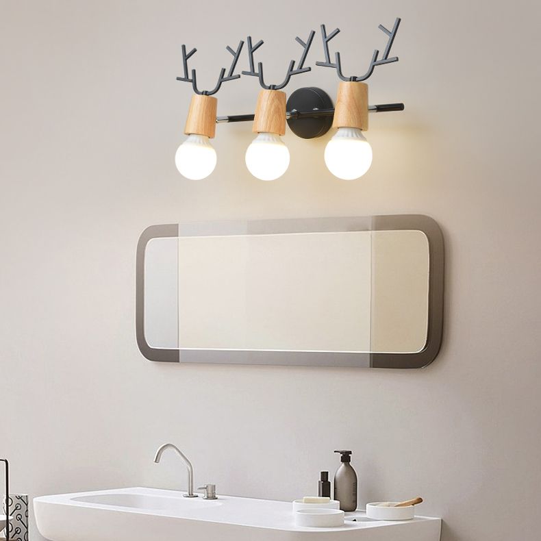 Modern Style Unique Shape Sconce Lamp Metal Wall Lights for Bathroom