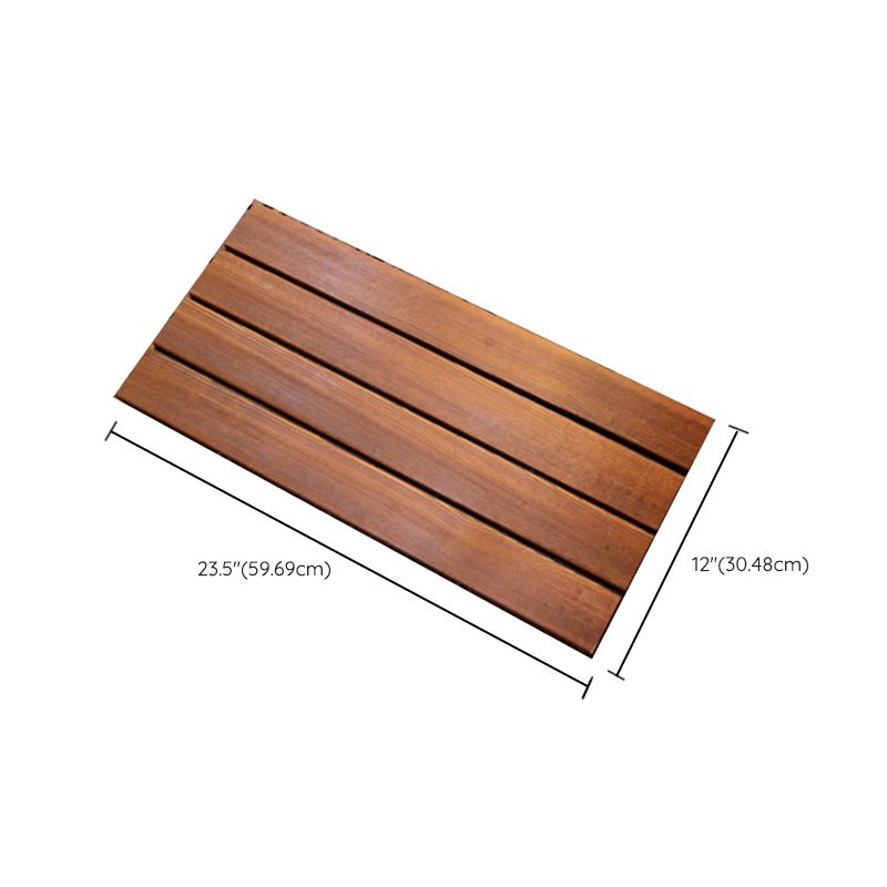 Tradition Water Resistant Floor Tile Smooth Click Lock Pine Wood for Living Room