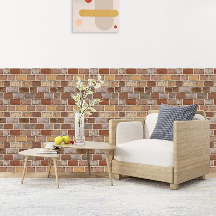 Artificial Brick Panel Wall Farmhouse Style Simple Home Living Room Wall Panel (5-pack)