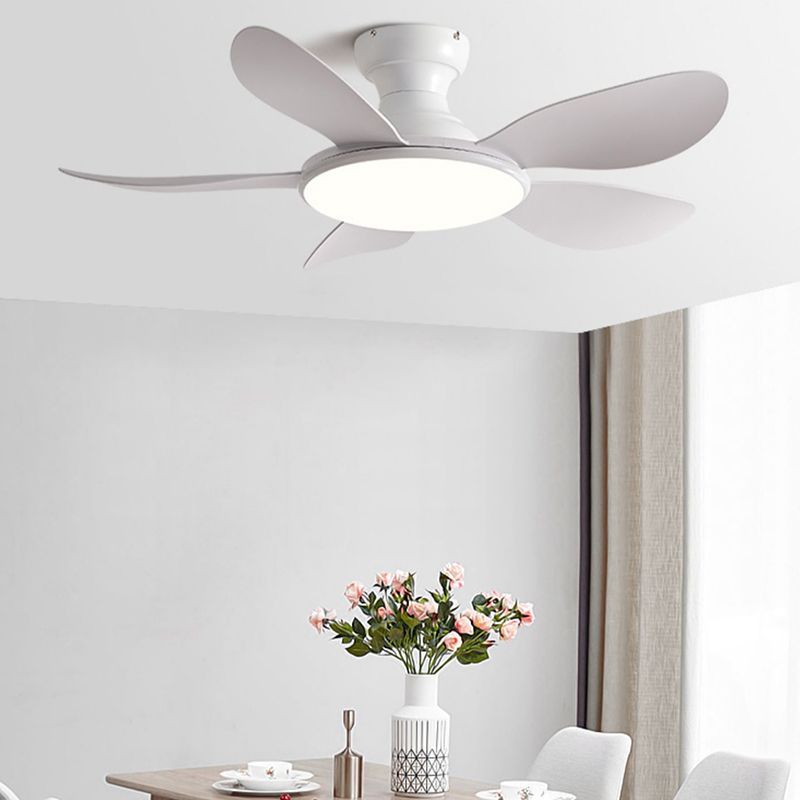 Modern 52" Ceiling Fan Lighting with 5-Blade for Dining Room