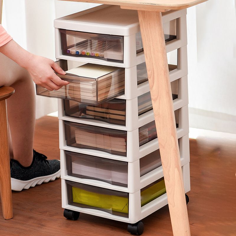 Vertical Transparent Filing Cabinet Plastic Drawers File Cabinet