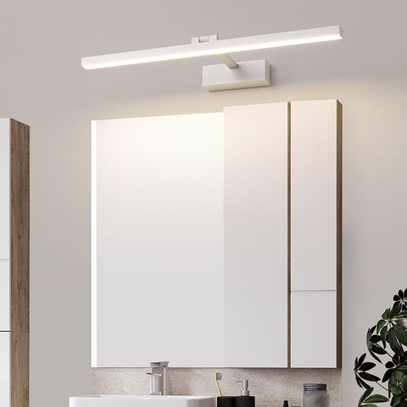 Minimalist Style Aluminum Vanity Mirror Light Rectangle Shape LED Vanity Lamp for Bedroom