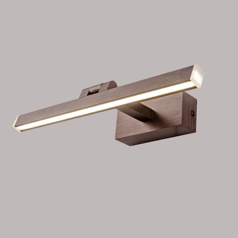 Linear Aluminum Vanity Wall Light Modern 1-Light Wall Sconce for Bathroom