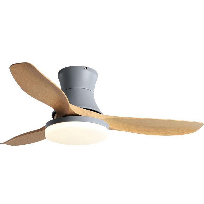 Modern 3-Blade Ceiling Fan Lighting with Acrylic for Dining Room