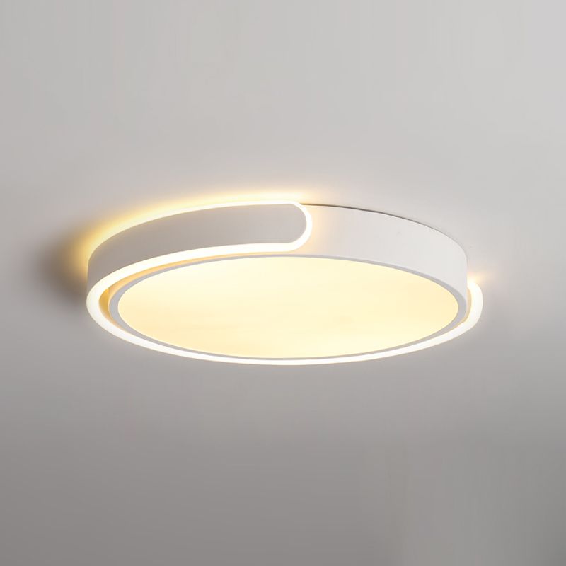 Round LED Flush Mount Lighting Modernist Flush Mounted Ceiling Lights for Living Room