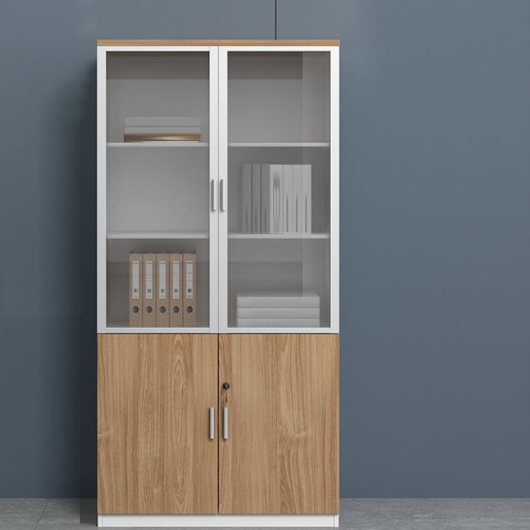 Vertical Wood Filing Cabinet Contemporary File Cabinet with Lock and Storage