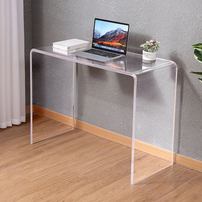 Acrylic Rectangular Writing Desk Modern Meeting Desk for Home