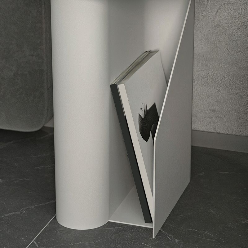 Contemporary Bedside Cabinet Open Storage Night Table for Bedroom