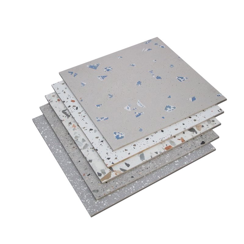 23.6" X 23.6" Square Floor Tile Straight Edge Texture Design Floor Tile