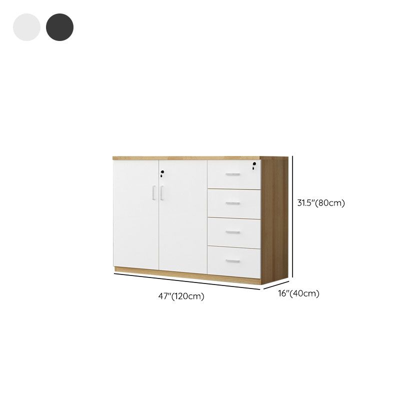 Engineered Wood Cabinet Contemporary File Pedestal File Cabinet