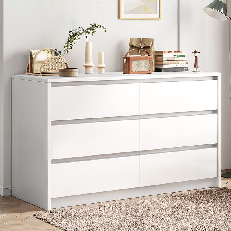 Modern Simple Dining Buffet Engineered Wood Sideboard Buffet with Drawer for Living Room