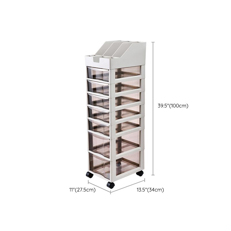 Vertical Transparent Filing Cabinet Plastic Drawers File Cabinet