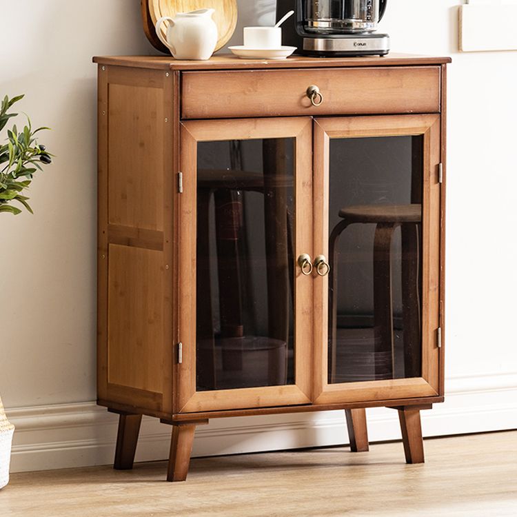 Contemporary Sideboard Table Bamboo Sideboard Cabinet for Kitchen