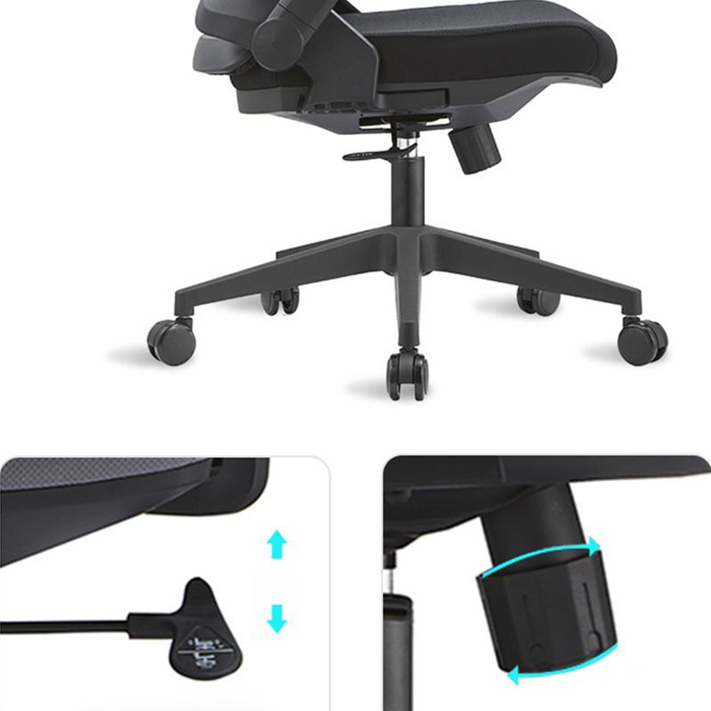 Modern Removable Arms Office Chair Adjustable Seat Height Desk Chair