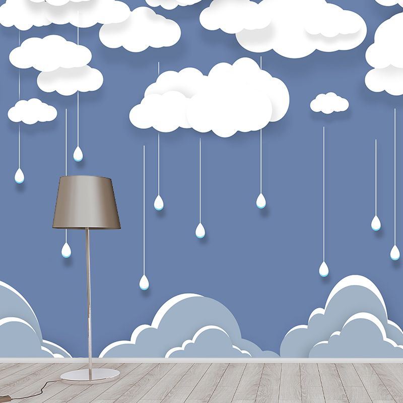 Illustration Environment Friendly Mural Wallpaper Cartoon Scenery Living Room Wall Mural