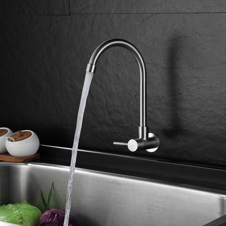 Modern 1-Handle Faucets Stainless Steel with Water Dispenser Standard Kitchen Faucets