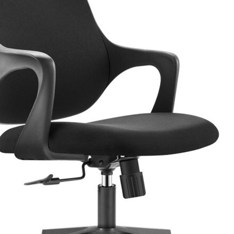 Modern Arms Included Chair Mid Back Mesh Desk Chair with Wheels