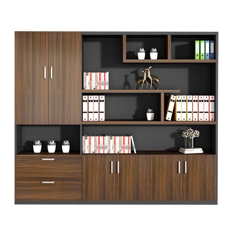 Vertical Contemporary Filing Cabinet Engineered Wood File Cabinet