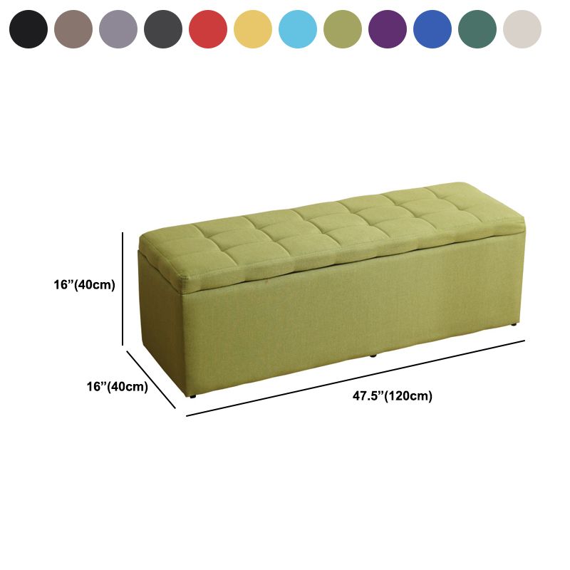 Modern Upholstered Entryway Bench 15.7" W Cushioned Ottoman Bench