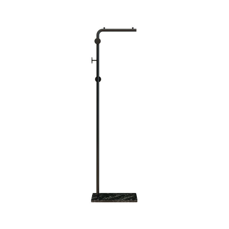 Modern Metal Coat Hanger Free Standing Coat Rack with Marble Bottom