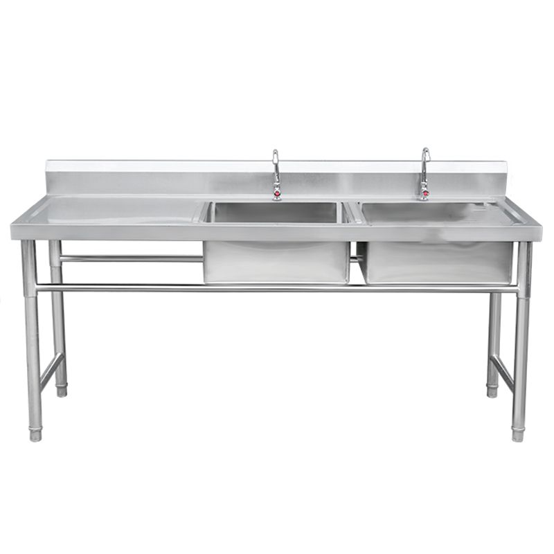 Stainless Steel Sink Undermount Kitchen Sink with Faucet and Base