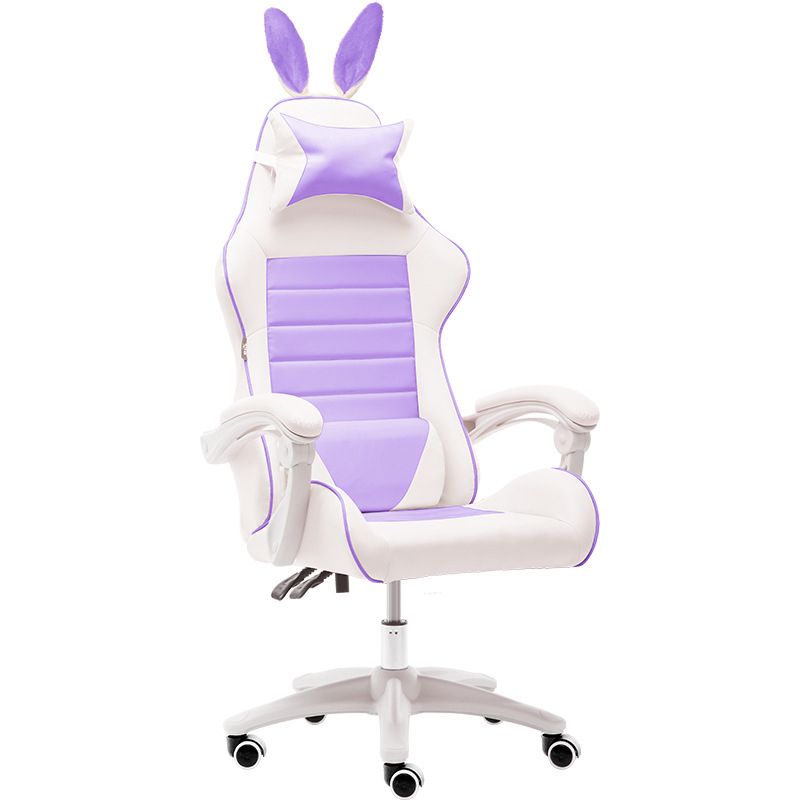 Modern Computer Chair Adjustable Arms High Back Chair with Wheels