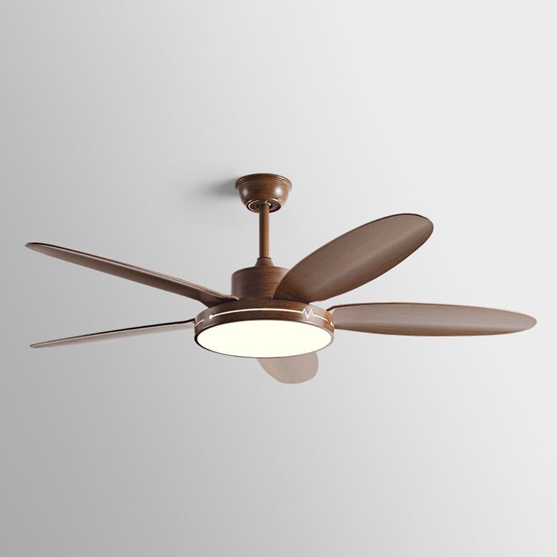 Simplicity 5-Blade Ceiling Fan Lighting with Metal for Dining Room