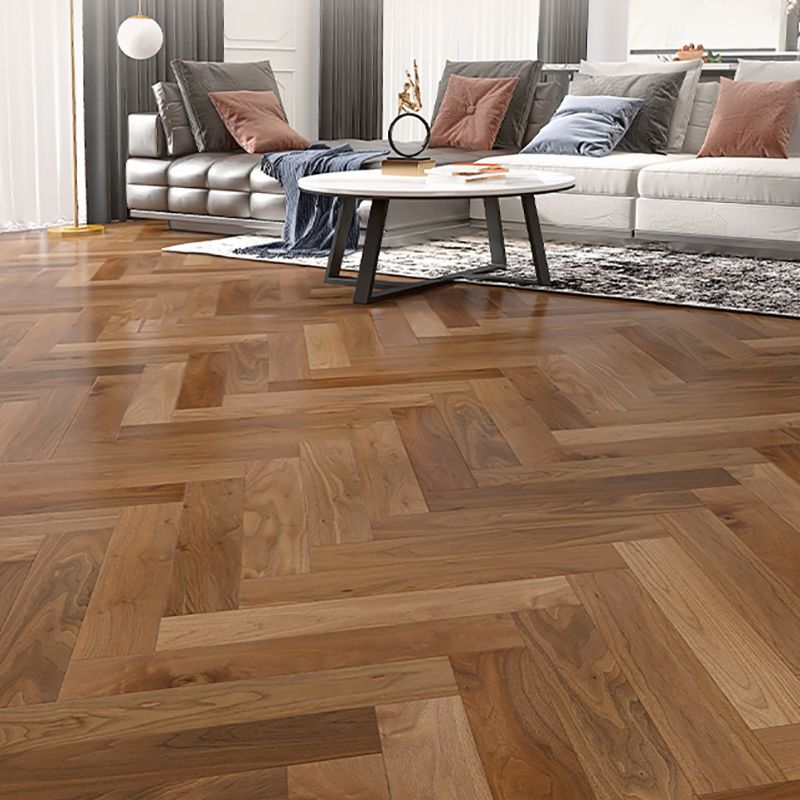 Traditional Flooring Tiles Solid Wood Wire Brushed Flooring with Click Lock