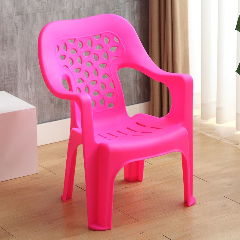 Contemporary Chair Dining Arm Chair for Kitchen with Plastic Legs