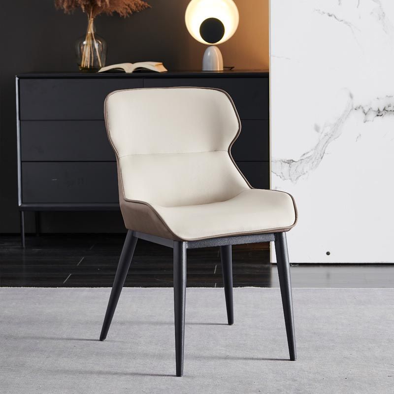 Upholstered Dining Side Chair Leather Dining Chair for Dining Room