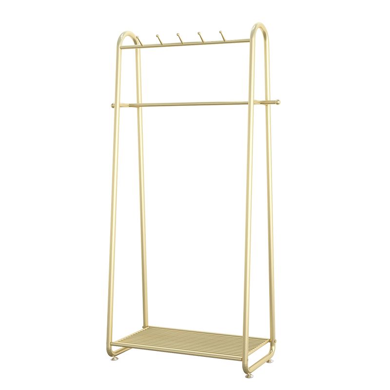 Modern Coat Rack Solid Color Storage Shelf Coat Hanger Living Room