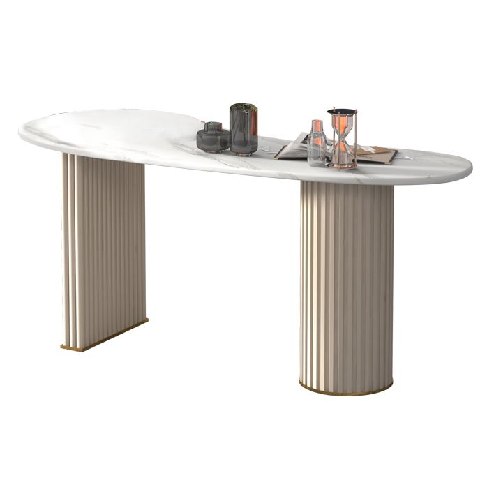 Sintered Stone Desk Modern & Contemporary White Bedroom Writing Desk