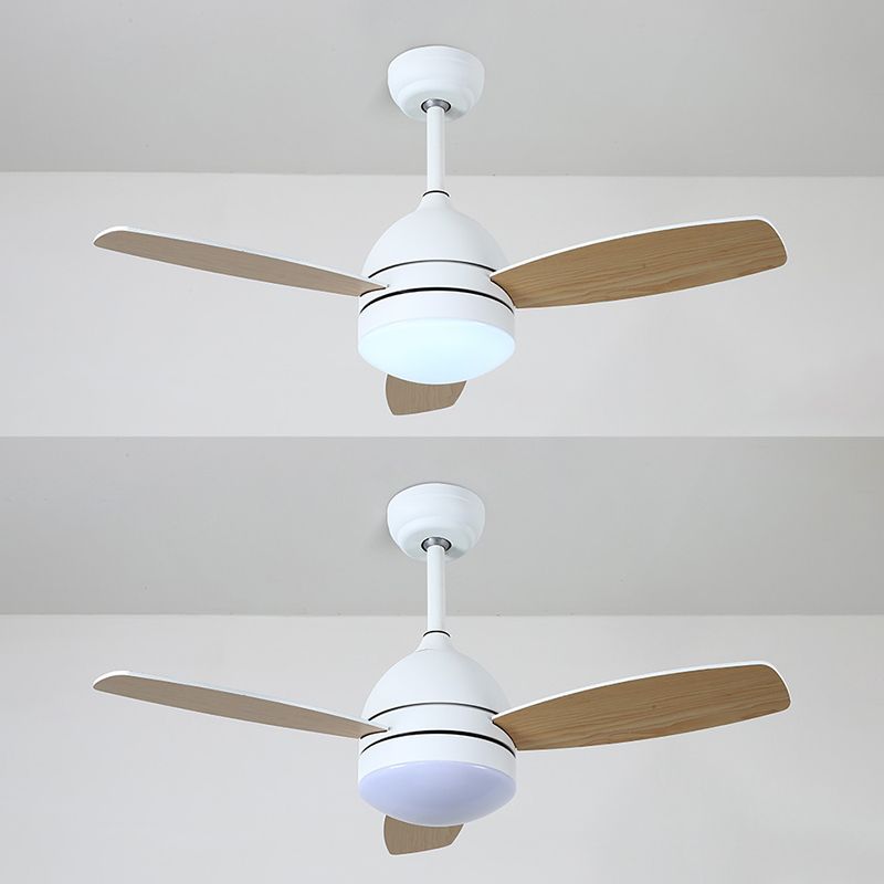 Metal Fan Shape Ceiling Fan Kid Style 1-Light Ceiling Fans Fixtures