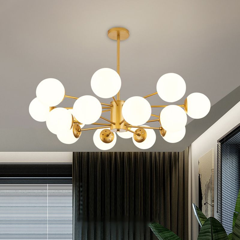Globe Pendant Lights Modernism Glass Pendant Lighting Fixture for Living Room