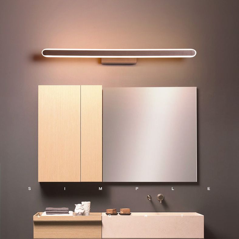 Luz de luz lineal contemporánea lineal lámpara de luz de 1 luz para baño para baño