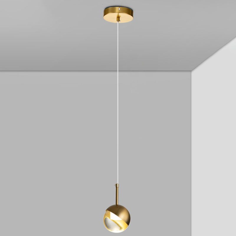 Contemporary Style Ball Pendant Lamp Metal Multi Lights Hanging Pendant Light