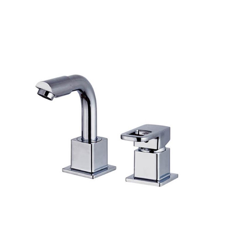 Chrome Bath Faucet Trim with Lever Handle Deck Mount Tub Faucet